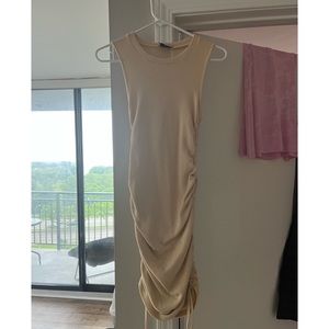 Lioness tie mini dress